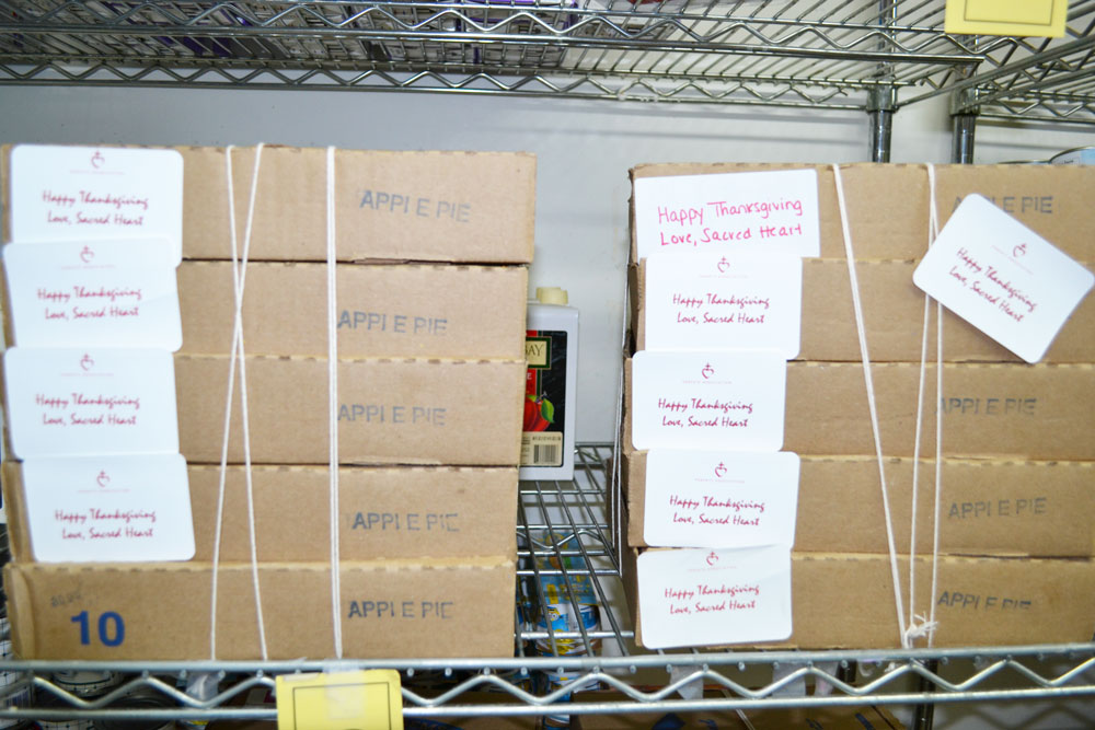 Pies donated by The Convent of the Sacred Heart School